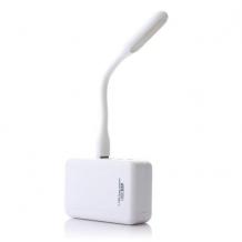 Мини USB / LED лампа / Portable LED Lamp 5V DC - бял