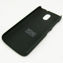 Твърд гръб Sevenday's METALLIC за HTC Desire 526G - черен