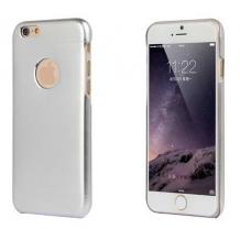 Луксозен твърд гръб / капак / NUOKU ARMOR Series за Apple iPhone 6 4.7'' - сребрист