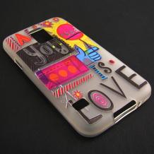Силиконов калъф / гръб / TPU за Samsung Galaxy S5 G900 / Galaxy S5 Neo G903 - Love