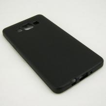 Силиконов калъф / гръб / TPU за Samsung Galaxy A5 SM-A500F / Samsung A5 - черен