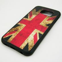 Силиконов калъф / гръб / TPU за Samsung Galaxy S6 G920 - Retro British Flag