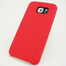 Твърд гръб / капак / G-Case Noble Series за Samsung Galaxy S6 G920 - червен