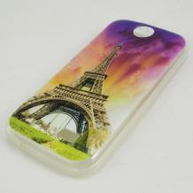 Силиконов калъф / гръб / TPU за HTC Desire 310 - Айфелова кула