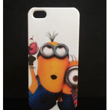 Твърд гръб за Apple iPhone 5 / iPhone 5S / iPhone SE - Minions / миньони