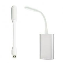 Мини USB / LED лампа / Portable LED Lamp 5V DC - бял