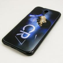 Силиконов калъф / гръб / TPU за Alcatel One Touch Idol 2 OT-6037K - син / Cristiano Ronaldo