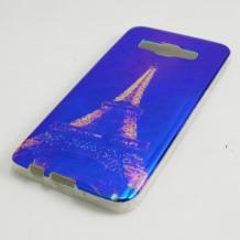 Силиконов калъф / гръб / TPU за Samsung Galaxy A3 SM-A300F - син / Paris