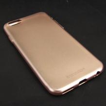 Ултра тънък силиконов калъф / гръб / TPU Ultra Thin Seven days  за Apple iPhone 6 4.7" - златист