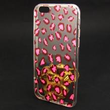 Силиконов калъф / гръб / TPU за Apple iPhone 6 4.7" - прозрачен / леопард