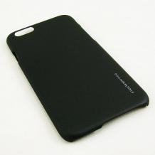 Твърд гръб / капак / Sevenday's METALLIC за Apple iPhone 6 4.7" - черен