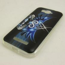 Силиконов калъф / гръб / TPU за Alcatel One Touch Pop C7 OT-7041D / Alcatel C7 - черен / Infinity