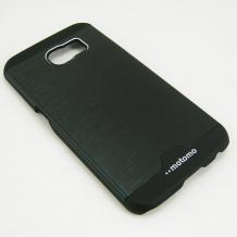 Луксозен твърд гръб / капак / MOTOMO за Samsung Galaxy S6 G920 - черен