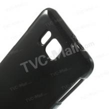 Луксозен силиконов калъф / гръб / TPU Mercury GOOSPERY Jelly Case за Samsung Galaxy Alpha G850 - черен