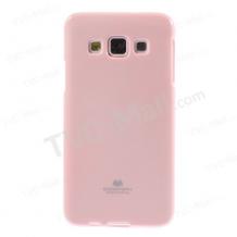 Луксозен силиконов гръб / калъф / TPU Mercury JELLY CASE Goospery за Samsung Galaxy A3 / Samsung A3 - розов