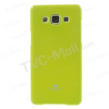 Луксозен силиконов калъф / гръб / TPU Mercury GOOSPERY Jelly Case за Samsung Galaxy A5 SM-A500F - зелен