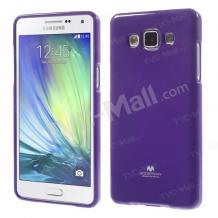 Луксозен силиконов калъф / гръб / TPU Mercury GOOSPERY Jelly Case за Samsung Galaxy A5 SM-A500F / Samsung A5 - лилав