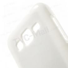 Силиконов калъф / гръб / TPU за Samsung Galaxy Core Prime G360 - бял / гланц