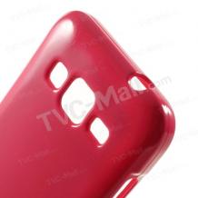 Луксозен силиконов калъф / гръб / TPU Mercury GOOSPERY Jelly Case за Samsung Galaxy Core Prime G360 - цикламен