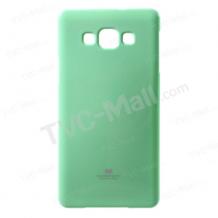 Луксозен силиконов калъф / гръб / TPU Mercury GOOSPERY Jelly Case за Samsung Galaxy A7 SM-A700 / Samsung A7 - светло зелен