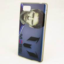 Силиконов калъф / гръб / TPU за Lenovo K920 Vibe Z2 Pro - син / Lionel Messi