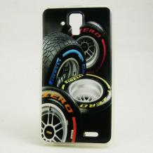 Силиконов калъф / гръб / TPU за Lenovo A536 - черен / гуми