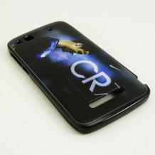 Силиконов калъф / гръб / TPU за Alcatel Idol Alpha / Alcatel 6032X - CR7 / Cristiano Ronaldo