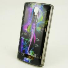 Силиконов калъф / гръб / TPU за Lenovo A2010 - черен / цветна кола