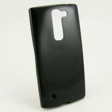 Ултра тънък силиконов калъф / гръб / TPU Ultra Thin за LG Magna / LG G4c - черен / блестящ