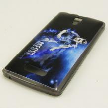 Силиконов калъф / гръб / TPU за Lenovo A2010 - черен / Lionel Messi