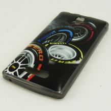 Силиконов калъф / гръб / TPU за Lenovo A2010 - черен / гуми
