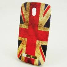 Силиконов калъф / гръб / TPU за HTC Desire 500 - Retro British Flag