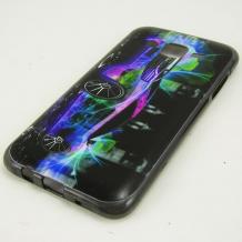 Силиконов калъф / гръб / TPU за Samsung J500 Galaxy J5 - черен / цветна кола