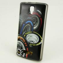 Силиконов калъф / гръб / TPU за Lenovo A2010 - черен / гуми