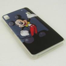 Силиконов калъф / гръб / TPU за Lenovo A7000 - Mickey Mouse