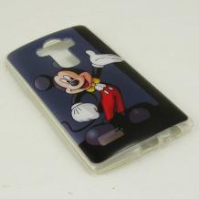 Силиконов калъф / гръб / TPU за LG G4 - Mickey Mouse