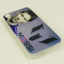 Силиконов калъф / гръб / TPU за Alcatel One Touch Idol 3 4.7" - син / Lionel Messi