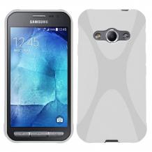 Силиконов калъф / гръб / ТПУ X Line за Samsung Galaxy Xcover 3 G388F - прозрачен