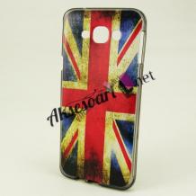 Силиконов калъф / гръб / TPU за Samsung Galaxy J3 2016 - Retro British Flag