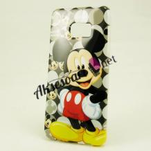 Силиконов калъф / гръб / TPU за Samsung Galaxy S6 Edge+ G928 / S6 Edge Plus - Mickey Mouse