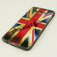 Силиконов калъф / гръб / TPU за Samsung Galaxy A8 / Samsung A8 - Retro British Flag