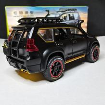 Метален Джип с отварящи се врати капаци светлини и звуци Toyota Prado SUV 1:24