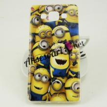 Силиконов калъф / гръб / TPU за Samsung Galaxy A5 A500F / Samsung A5 - Minions / Миньони / Аз проклетникът / Despicable me