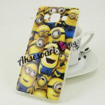 Силиконов калъф / гръб / TPU за Samsung Galaxy A5 A500F / Samsung A5 - Minions / Миньони / Аз проклетникът / Despicable me