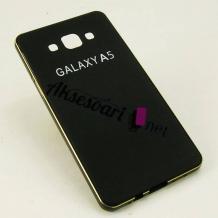 Твърд гръб за Samsung Galaxy A5 A500F / Samsung A5 - черен
