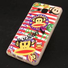 Силиконов калъф / гръб / TPU за Samsung Galaxy A3 A300F / Samsung A3 - цветен / Paul Frank / маймуна