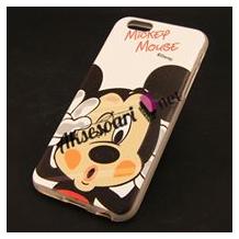 Силиконов калъф / гръб / TPU за Apple iPhone 6 / iPhone 6S - бял / Mickey Mouse