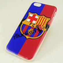 Силиконов калъф / гръб / TPU за Apple iPhone 6 / iPhone 6S - FC Barcelona