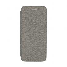 Луксозен калъф Flip тефтер Vennus Cotton Book за Samsung Galaxy S9 Plus G965 - сив