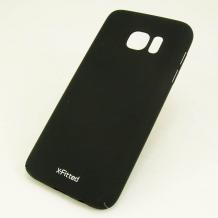 Луксозен твърд гръб X-Fitted за Samsung Galaxy S7 G930 - черен